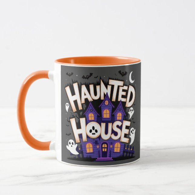 Halloween - Haunted House Mug (Left)