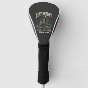 Halloween Haunted House Night Golf Head Cover