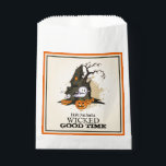 Halloween Haunted House Party Favour Bags<br><div class="desc">A spooky haunted house, ghosts and jack o' lanterns and the words "Hope you had a Wicked Good Time" (or any words you choose) these Halloween theme party favour or treat bags are fun for Halloween costume party favours, kid's Halloween birthday party favours, or to give out Halloween trick or...</div>