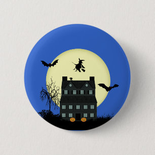 Halloween Haunted House Pins / Badges