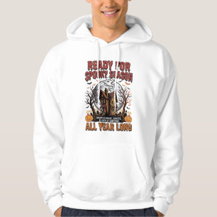 Halloween Haunted House Ready for Spooky Season Te Hoodie