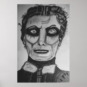 HALLOWEEN HAUNTED HOUSE RESIDENT GHOST POSTER