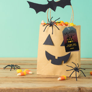 Halloween Haunted House Thank You Gift Tags