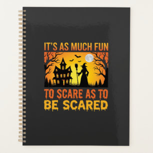 Halloween Haunted House Witch Scare Quote Planner