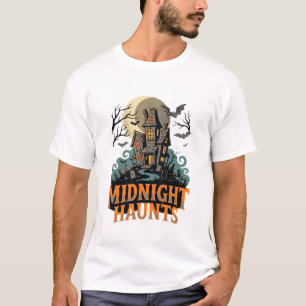 Halloween Haunted Moon Night T-Shirt