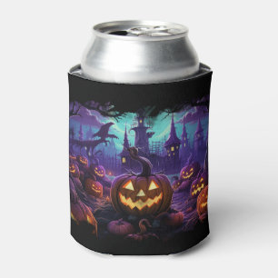 Halloween - Haunted Pumpkins Can Cooler