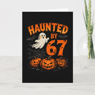 Halloween Haunted Six Seven Number Gen Alpha Slang Card