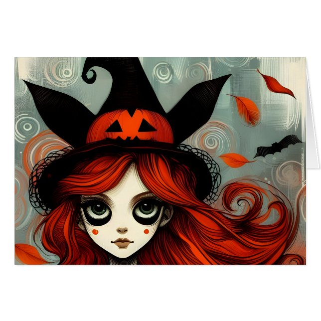 Halloween Haunted Witch (Front Horizontal)