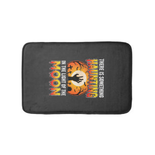 Halloween Haunting Moon Graveyard Horror Bath Mat