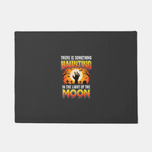 Halloween Haunting Moon Graveyard Horror Doormat