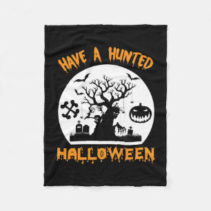 Halloween Have A Funny Halloween Birthday Fleece Blanket