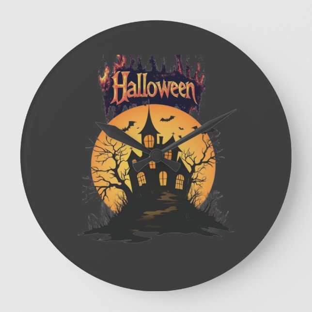 Halloween Havoc / Spooky Season Large Clock (Front)