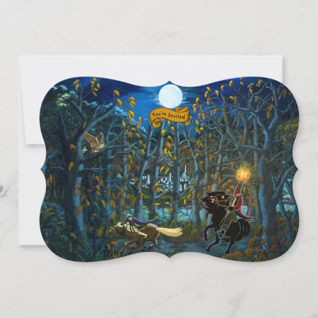 Halloween Headless Horseman Party Invitations (Front)