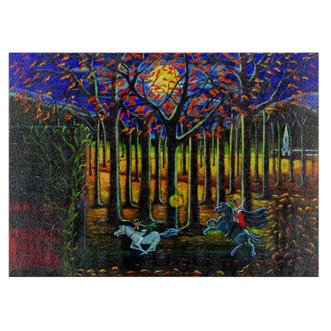 Halloween Headless Horseman,Sleepy Hallow Cutting Board (Front)