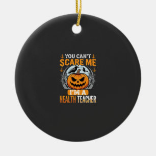 Halloween Health Teacher Scary Pumpkin Crow Ceramic Tree Decoration
