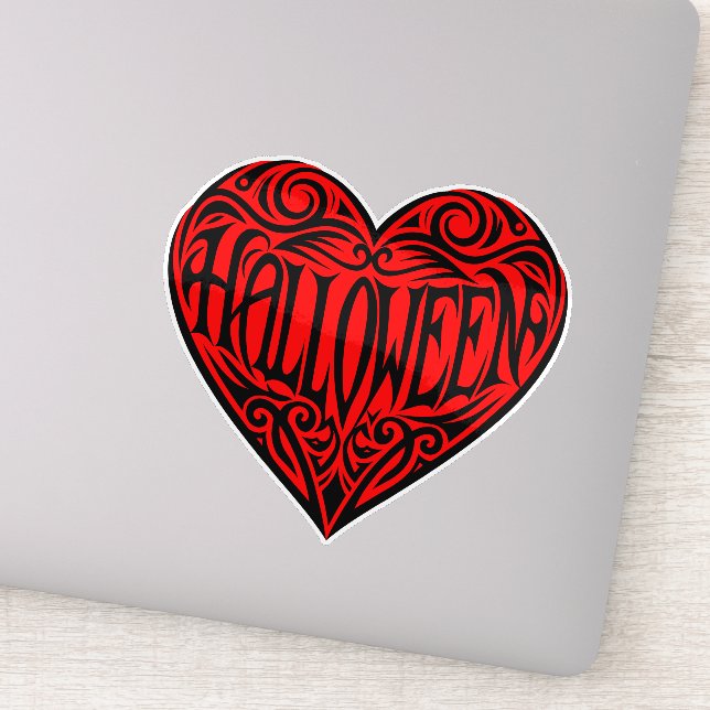 Halloween Heart, Black Heart, Holiday (Detail)
