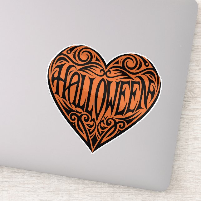 Halloween Heart, Black Heart, Holiday (Detail)
