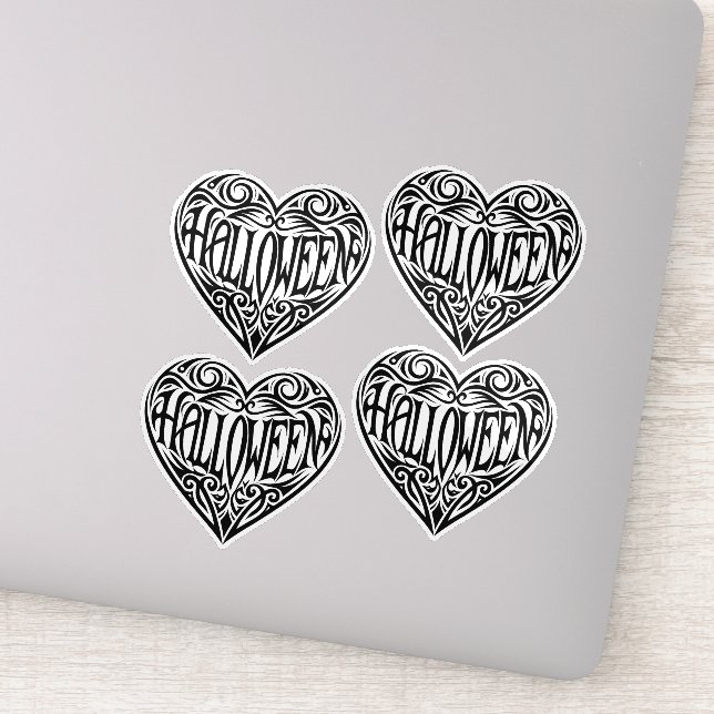 Halloween Heart, Black Heart, Holiday (Detail)