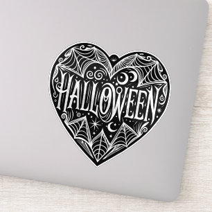 Halloween Heart, Black Heart Shape, Holiday