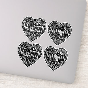 Halloween Heart, Black Heart Shape, Holiday