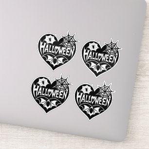Halloween Heart, Black Heart Shape, Spider Web