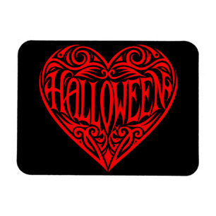 Halloween Heart, Red Heart, Holiday Magnet