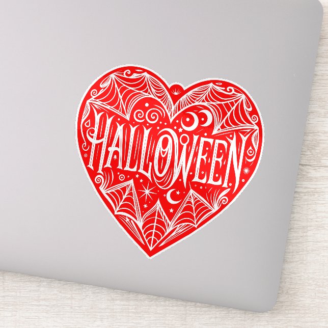 Halloween Heart, Red Heart Shape, Holiday (Detail)