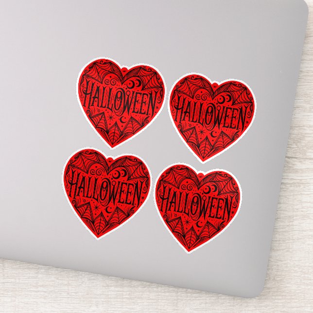 Halloween Heart, Red Heart Shape, Holiday (Detail)