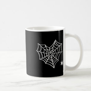 Halloween Heart Spider Web Spooky Costume Coffee Mug