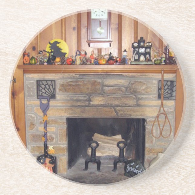 Halloween Hearth Coaster (Front)