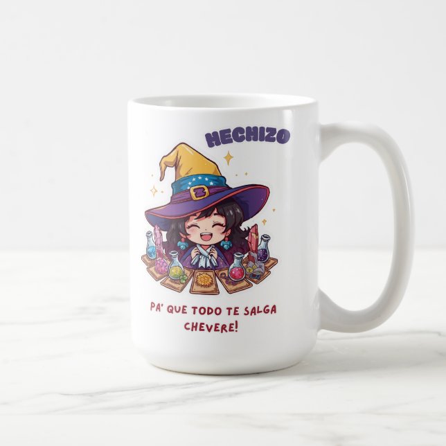 Halloween Hechizo pa'que te te que te que te vere Coffee Mug (Right)