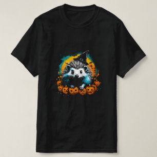 Halloween Hedgehog and pumpkins cute T-Shirt