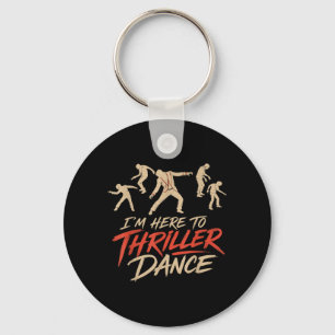 Halloween Here To Thriller Dance Cool Costume Men Key Ring
