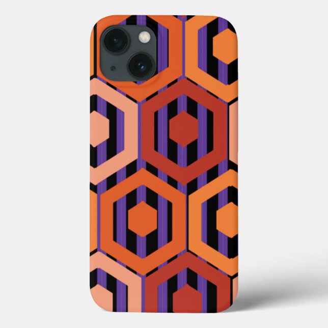 Halloween Hexagons  Case-Mate iPhone Case (Back)