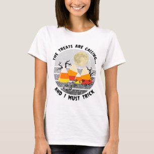 Halloween Hiking Funny Hiker Nature Lover Camping T-Shirt