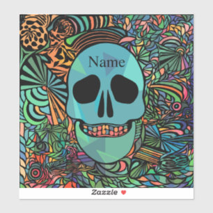 Halloween Hippie Skull Thunder_Cove