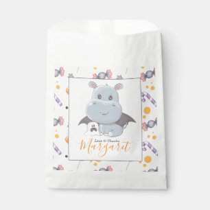 Halloween Hippopotamus Little Boo Baby Shower  Favour Bags