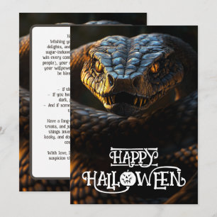 Halloween 🐍“Hiss-terical Haunt card