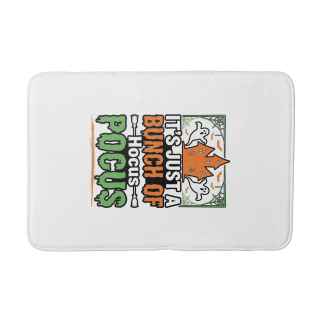Halloween Hocus Pocus Quote Vector Design_1 Bath Mat (Front)