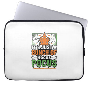 Halloween Hocus Pocus Quote Vector Design_1 Laptop Sleeve