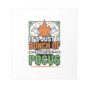 Halloween Hocus Pocus Quote Vector Design_1 Notepad