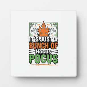 Halloween Hocus Pocus Quote Vector Design_1 Plaque