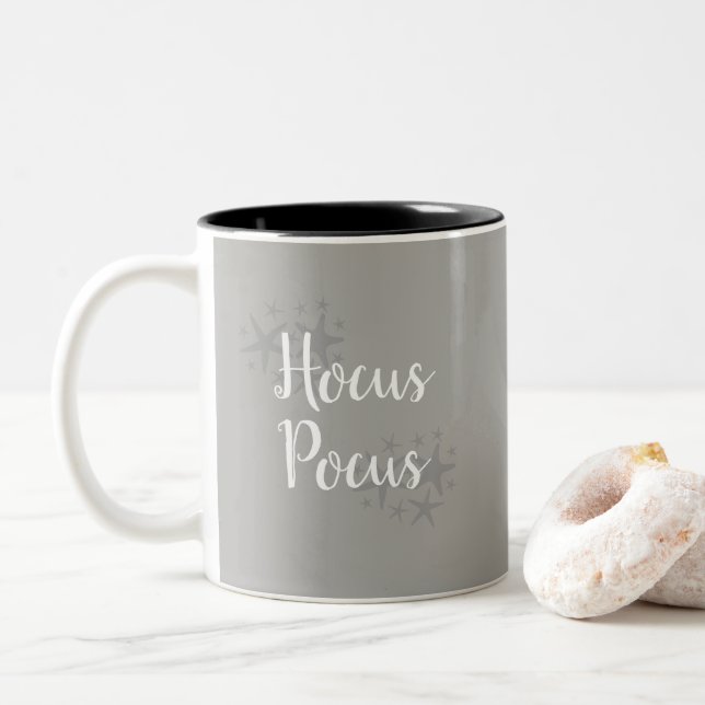 Halloween Hocus Pocus Starfish Pattern Mug (With Donut)