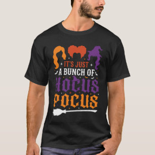 Halloween Hocus Pocus Witch Typography Vector T-Shirt