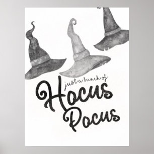 Halloween hocus pocus witches poster
