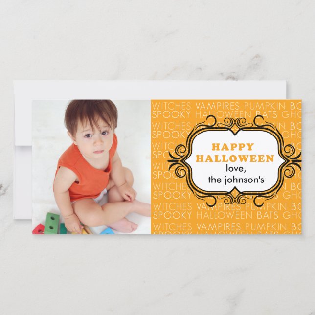 Halloween Holiday Card (Front)