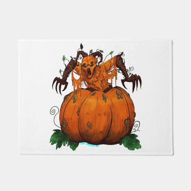 Halloween Holiday Doormat (Front)