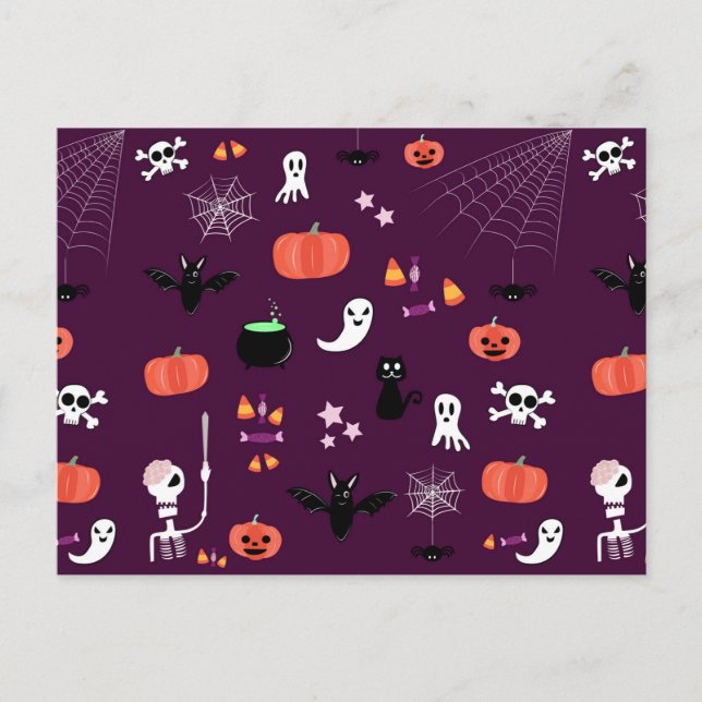 Halloween Holiday Postcard (Front)
