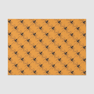 Halloween Holiday spider pattern tissue paper