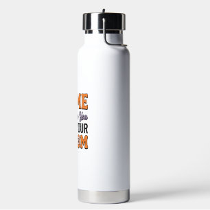 Halloween Home Park Your Broom Vintage Typography Water Bottle